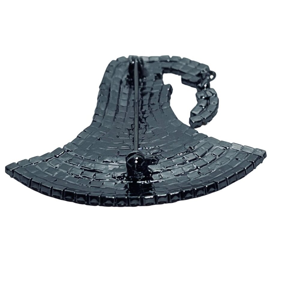 Von Maur Cescabelle Rhinestone Witch Hat Brooch With Articulating Hat Tip (5963) - Picture 6 of 6